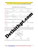 Đề thi thptqg 2018   THPT yên lạc 2   vĩnh phúc   lần 2   file word có lời giải chi tiết 