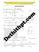 Đề 06   gv mẫn ngọc quang thi thử toán 2018 