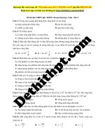 34  vật lý   đề thi thử THPT QG THPT chuyên đại học vinh   lần 2 