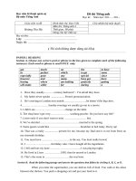 ĐỀ THI TIẾNG ANH HỌC VIỆN KỸ THUẬT QUÂN SỰ