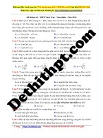 41  đề thi học kì   THPT nam trực   nam định    file word có lời giải chi tiết 