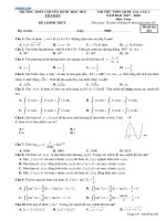 De thi thu THPT quoc gia 2018 mon toan lan 2 truong THPT chuyen quoc hoc hue 