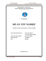 Khu di dân tái định cư đồng tàu   hà nội(2015) ( Đồ án tốt nghiệp XD)