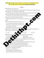 Đề 1   gv ngô thái ngọ 