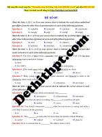 Đề 5   gv hoàng xuân   tuyensinh247 