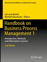  handbook on business process manaagement 1  introduction methods and informations systems 2nd 