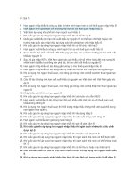 Tổng hợp các câu trắc nghiệm Kinh tế học Quốc tế có đáp án