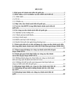 Đề án môn học Tài Chính Doanh Nghiệp Thực trạng sử dụng các công cụ của chính sách tiền tệ ở Việt Nam giai đoạn 2008-2013