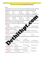 Đề 13   gv hoàng xuân   tuyensinh247 