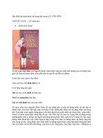 Đặc điểm thi pháp nhân vật trung đại trong lục vân TIÊN 