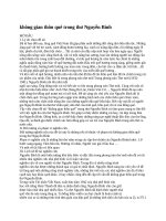 không gian thôn quê trong thơ nguyễn bính 