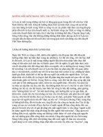 NHỮNG ĐỔI MỚI TRONG TIỂU THUYẾT CỦA LÊ LỰU