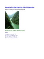 Hoàng hạc lâu tống mạnh hạo nhiên chi quảng 