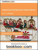 Engineering fluid mechanics soluton manual 