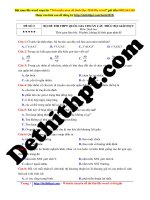 Megabook   đề số 3   file word có lời giải chi tiết 
