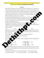 Đề 16   sinh học   thầy thịnh nam(bộ đề số 2) 