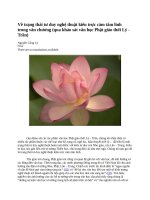 Về trạng thái tư duy nghệ thuật kiểu trực cảm tâm linh trong văn chương 