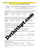 Đề 13   file word có lời giải chi tiết 