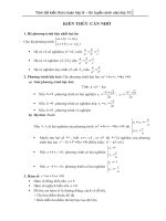 kien thuc can nho lop 9 thi tuyen sinh vao lop 10