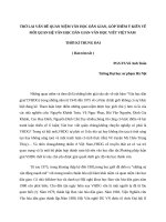 MỐI QUAN HỆ GIỮA VĂN HỌC DÂN GIAN VÀ VĂN HỌC VIẾT TRONG VĂN HỌC TRUNG ĐẠI