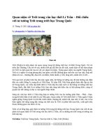 Quan niệm về trời trong văn học thời lí trần 