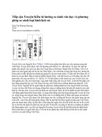 Tiếp cận truyện kiều từ hướng so sánh văn học và phương pháp so sánh loại hình lịch sử 