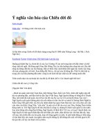 Ý nghĩa văn hóa của chiếu dời đô 