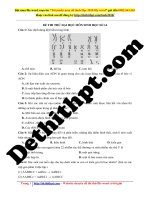 Đề chuẩn 14   file word có lời giải chi tiết 