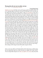 Phương thức tồn tại của tác phẩm văn học 