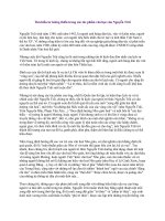 Tìm hiểu tư tưởng thiền trong các tác phẩm văn học của nguyễn trãi 