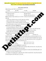 Đề 20   sinh học   thầy thịnh nam(bộ đề số 1) 