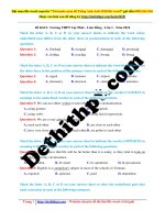 25   đề KSCL trường THPT lộc phát   lâm đồng   lần 1    file word có lời giải chi tiết 