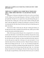 THỜI GIAN và KHÔNG GIAN NGHỆ THUẬT TRONG bài THƠ 