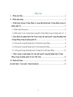 Phân tích các quy định của pháp luật Việt Nam trong việc giải quyết xung đột pháp luật về hợp đồng trong tư pháp quốc tế.