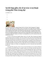 tự trào và tự thuật trong phú nôm trung đại 