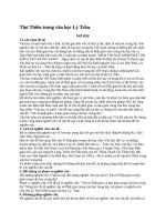 Thơ thiền trong văn học lý trần 