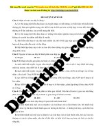 Đề 18   sinh học   thầy thịnh nam(bộ đề số 1) 