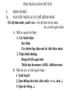 Sinh lý bệnh Rối loạn cân bằng điện giải