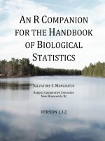 An r companion for the  handbook of biological statistics 