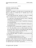 CHUYÊN ĐỀ THỰC TẬP TỐT NGHIỆP KẾ TOÁN, đề tài “Hoàn thiện kế toán doanh thu, chi phí và xác định kết quả kinh doanh tại Công ty Cổ phần Đầu tư thương mại và Xây dựng Đại Dương”.