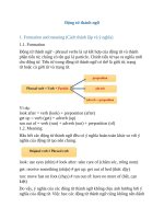 Động từ thành ngữ trong tiếng anh