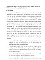 Phân tích thực trạng về đào tạo và phát triển nguồn nhân lực tại công ty TNHH sản xuất và thương mại thuận phát 