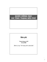Dược động học béo phì
