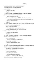 grammar unit 7 so sanh danh tu