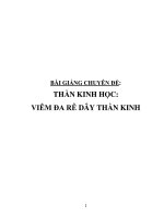 Thần kinh học: Viêm Đa dễ dây thần kinh