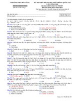 De thi thu THPT quoc gia lan i nam 2018 mon hoa hoc truong THPT hai lang  quang tri 