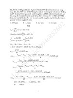 Giai rat chi tiet cac cau vo co kho phan HNO3 trong de thi quoc giaai can thi lien he minh trao doiday la trich ra 2 cau 