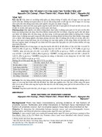 Những yếu tố nguy cơ ung thư TTL