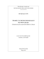 TÌM HIỂU CÁC PHƯƠNG PHÁP BẢO QUẢN HẠT PHẤN LIM XẸT