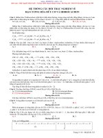 Bai tap ly thuyet hoa hoc huu co co dap an va loi giai chi tiet thay  nguyen minh tuan 